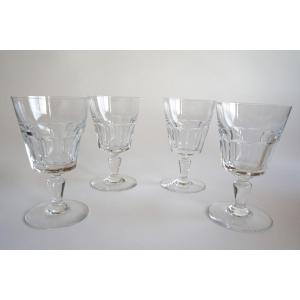 4 Baccarat Missouri Crystal Water Glasses