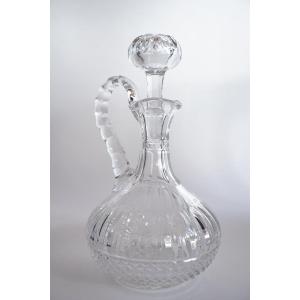 Carafe, aiguière, broc à décanter cristal Saint Louis Tommy