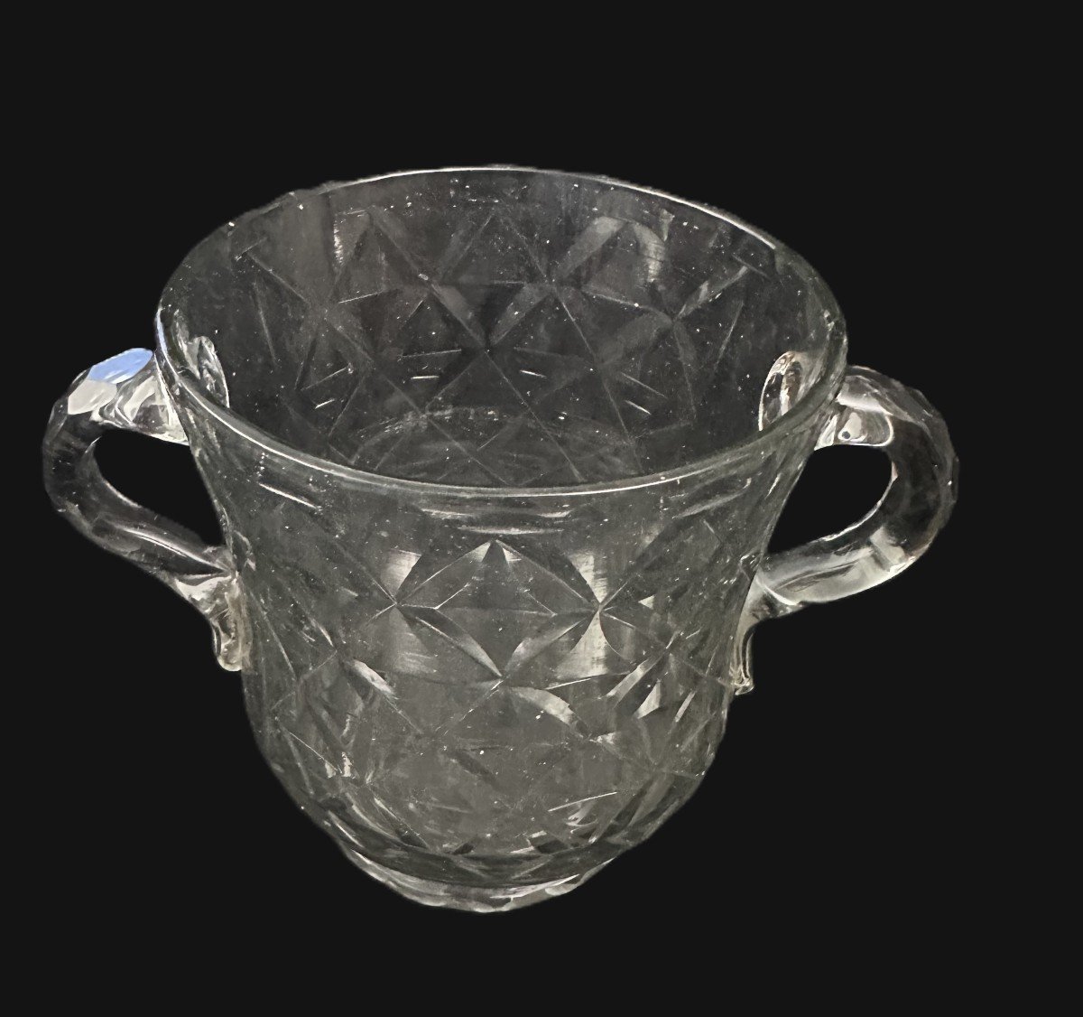 Cup In 17th Century Bohemian Crystal-photo-5