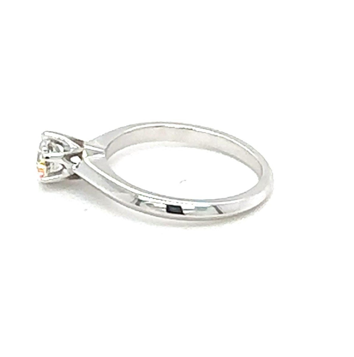 Solitaire Diamant Or Blanc 18kt.-photo-1