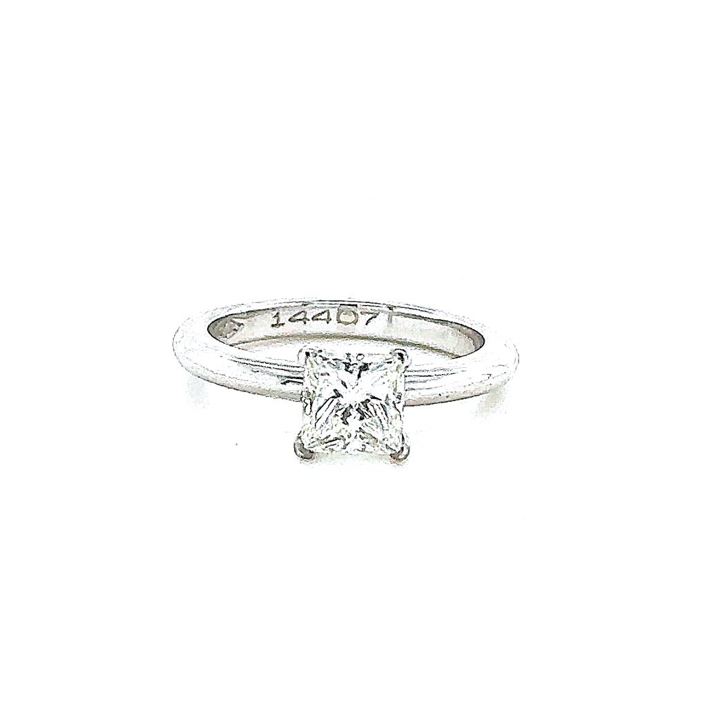 Bague Solitaire  Princesse 