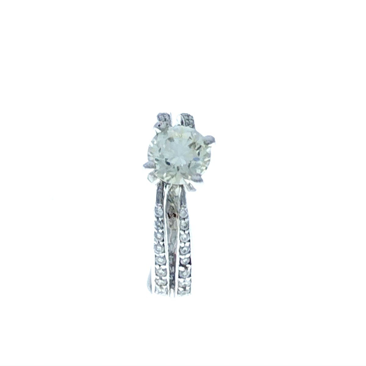 Ring White Gold & Diamond -photo-4