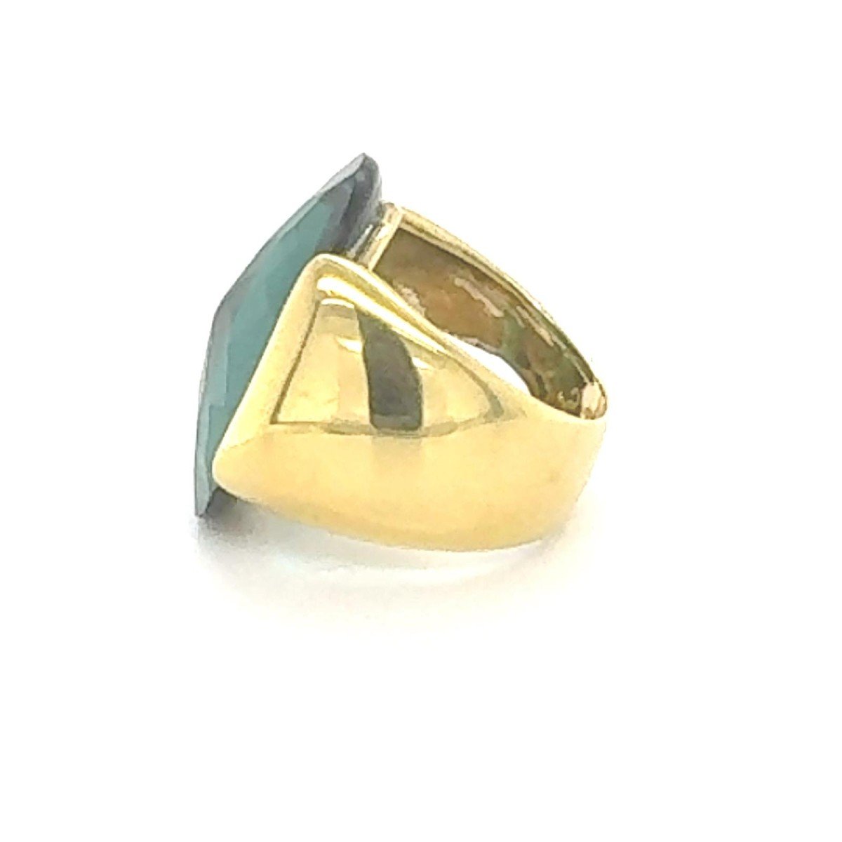 Yellow Gold Tourmaline Ring-photo-2