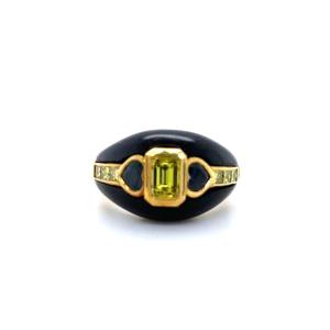 Ring 18kt. Yellow Gold & Onyx