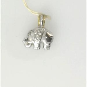 Pendentif  éléphant & Diamants