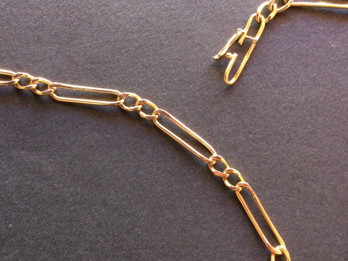 Long Necklace Chain Rose Gold-photo-3