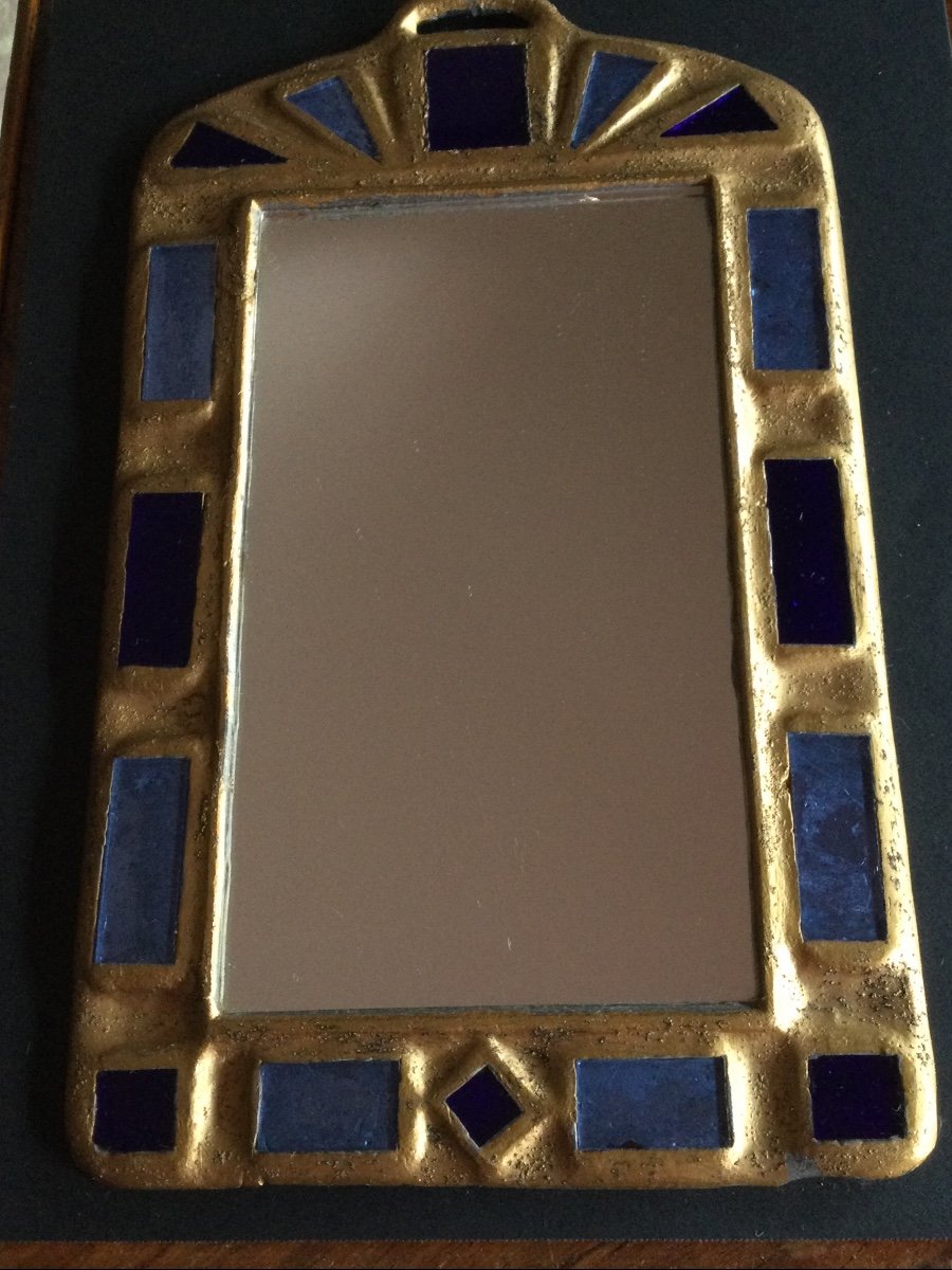 Miroir En Talosel et Verreries Couleurs 