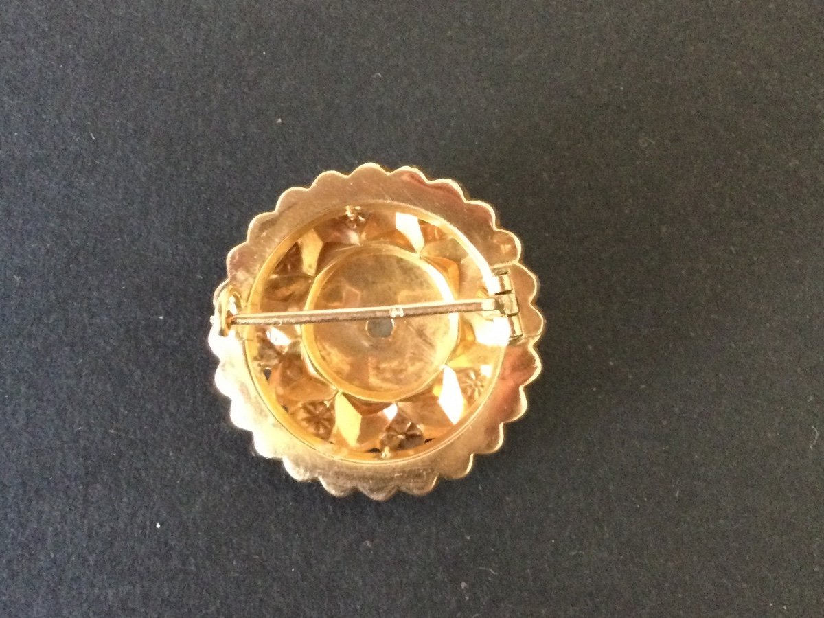 Brooch 1900 In Gold-photo-1