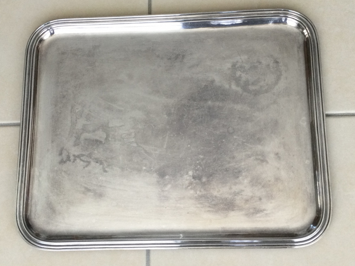 Gm Silver Metal Tray 