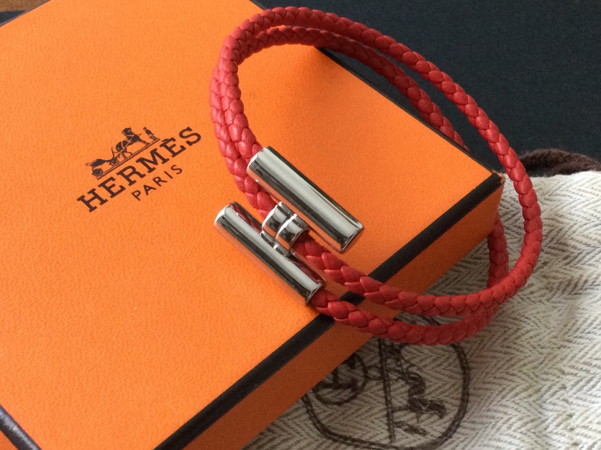 Bracelet TOURNIS tresse rouge-photo-3