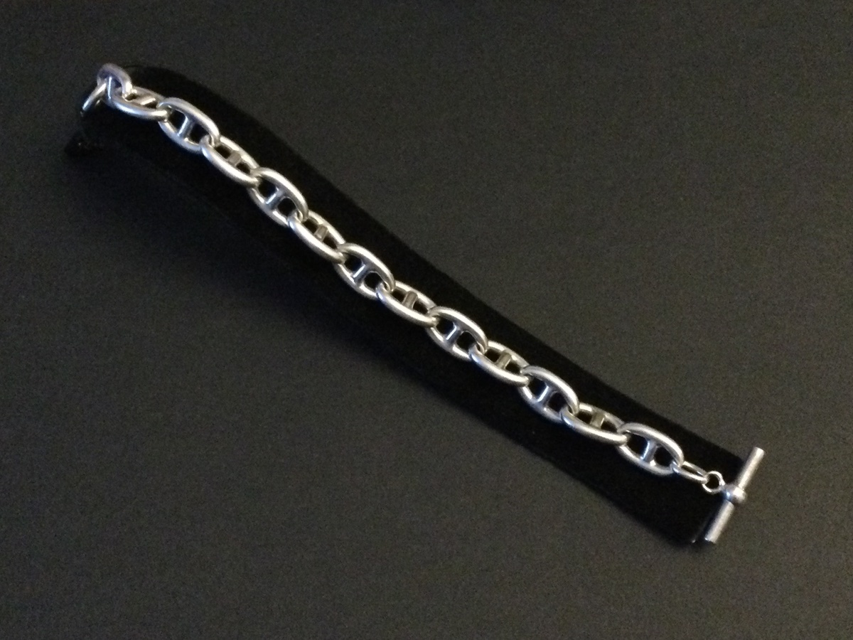 Vintage Solid Silver Bracelet-photo-2