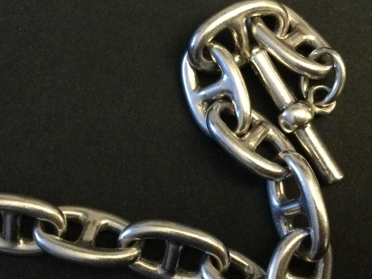 Vintage Solid Silver Bracelet-photo-1