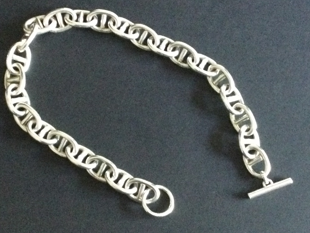 Vintage 925/000 Silver Necklace-photo-2