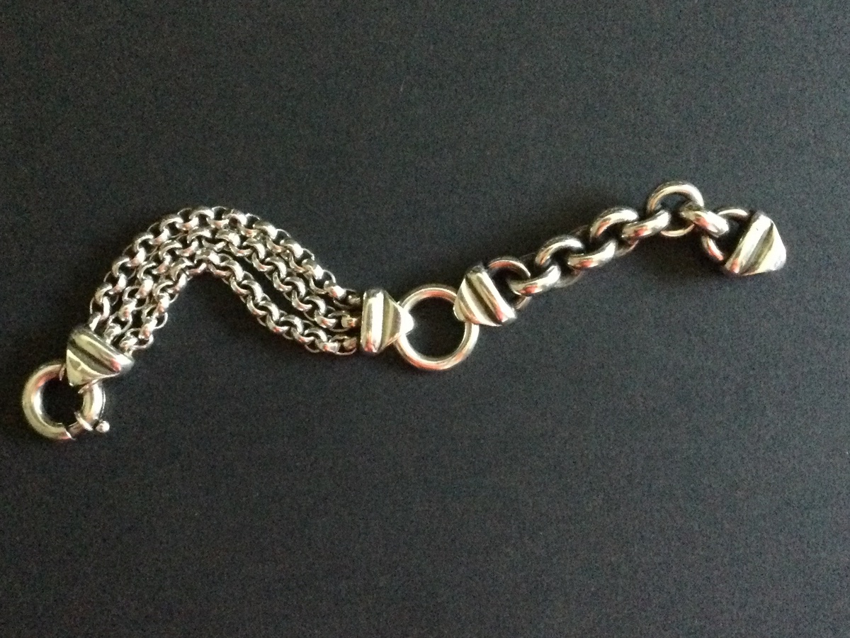 Bracelet Argent Massif -photo-2