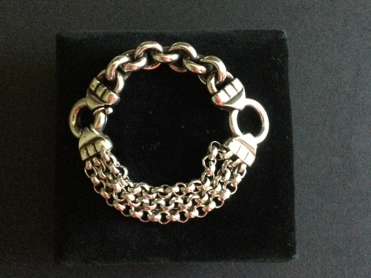 Bracelet Argent Massif -photo-3