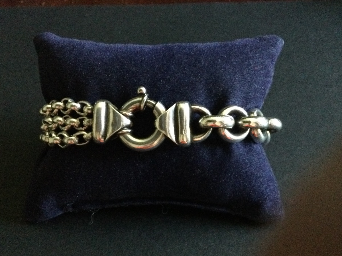 Bracelet Argent Massif -photo-3