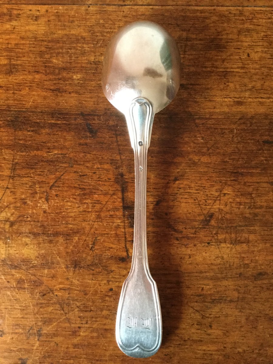 Sterling Silver Stew Spoon Xlx-photo-2