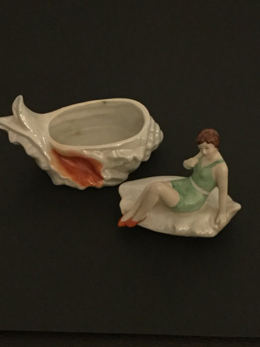 Bather Art Deco In. Porcelain-photo-3