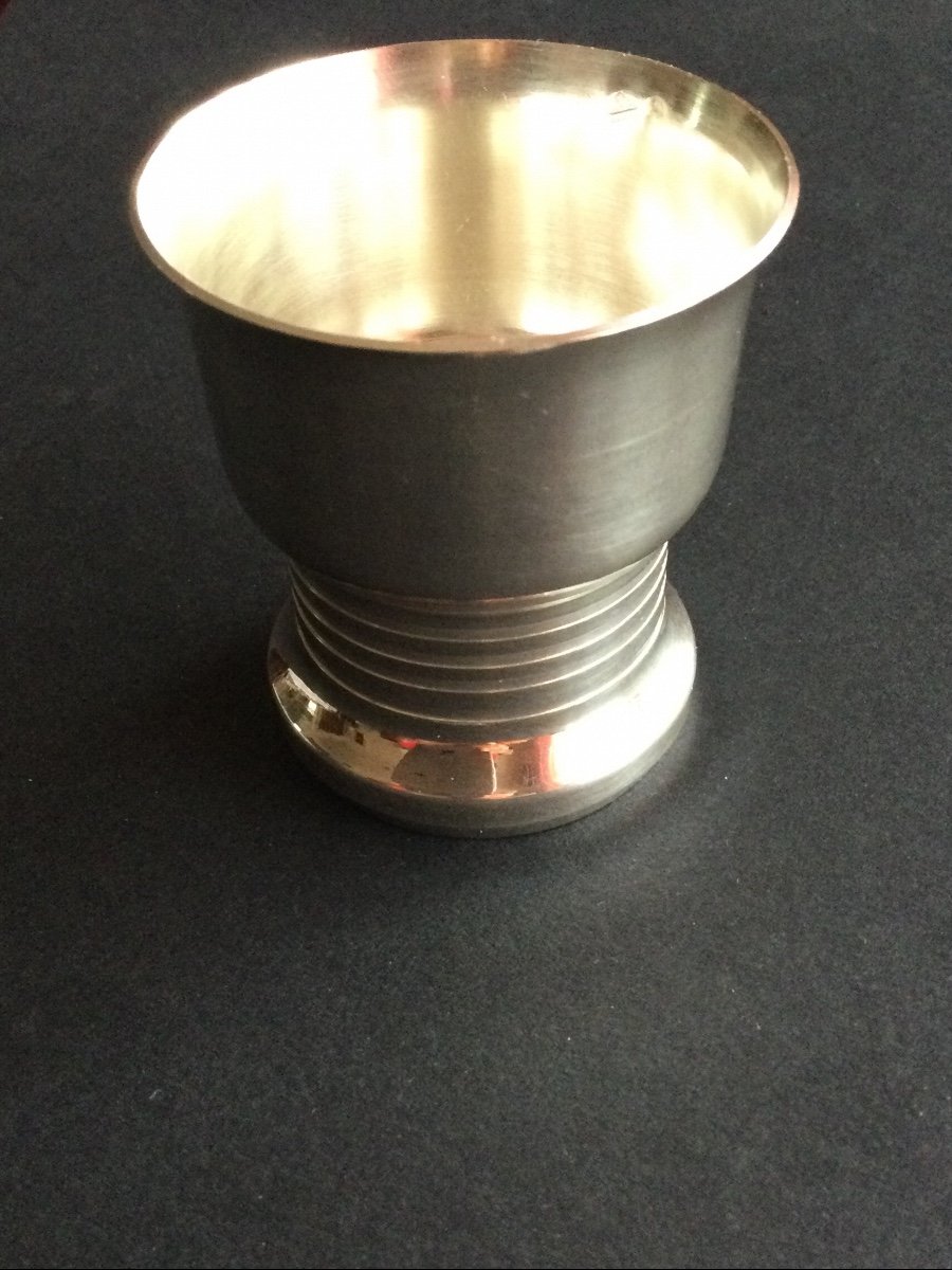 Timbale Bébé  En Argent Massif -photo-1
