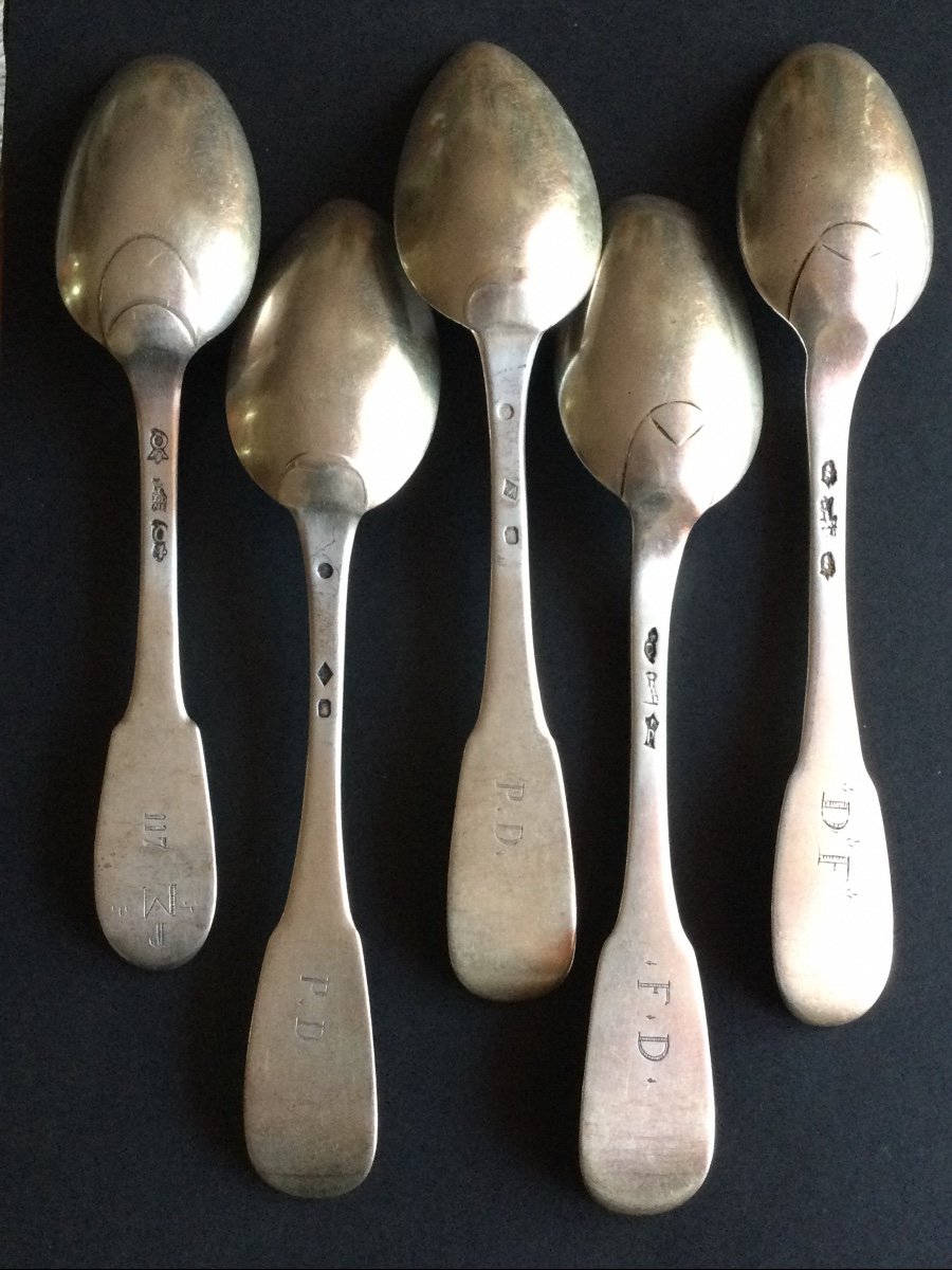 Sterling Silver Spoons Xlx