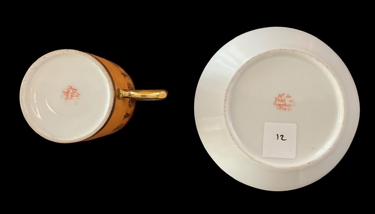 Tasse Et Sous Tasse Diehl Et Guerhard-photo-3