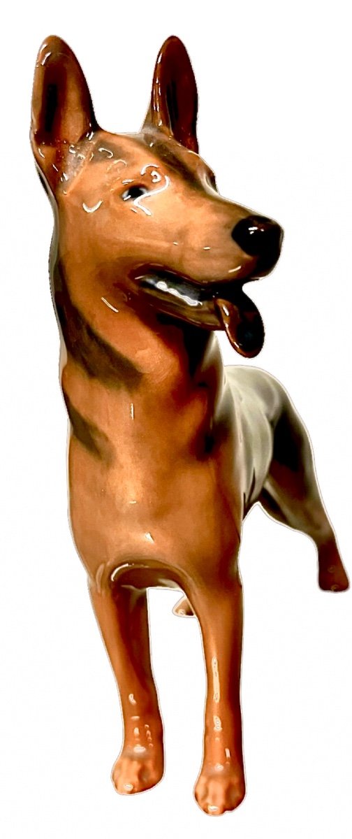 Chien En Porcelaine De Kopenhaegen-photo-3
