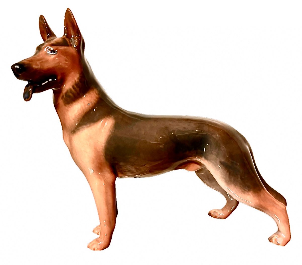 Chien En Porcelaine De Kopenhaegen