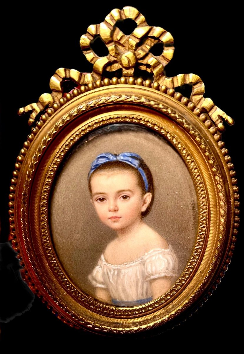 Miniature Of A Charming Little Girl By Nimmo
