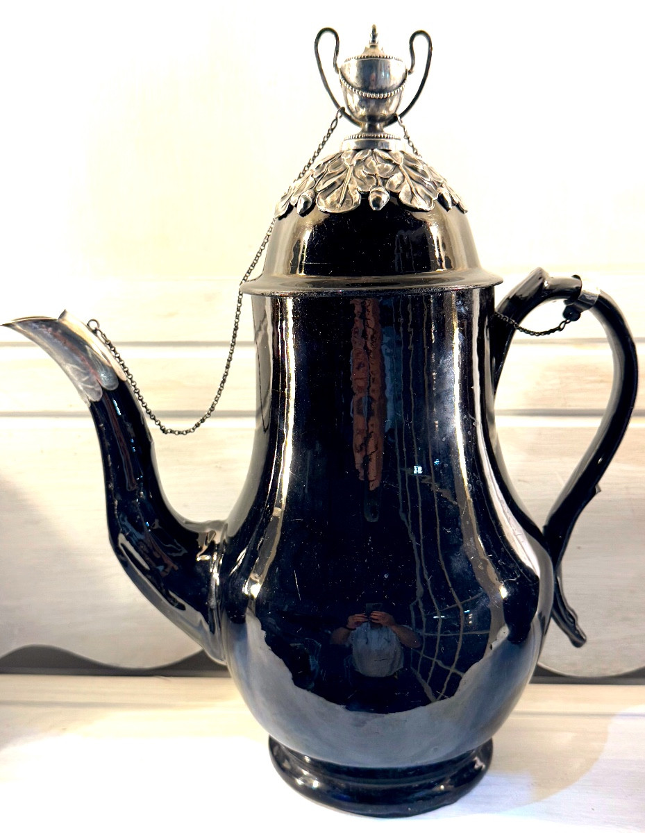 Cafetière en terre de Namur 