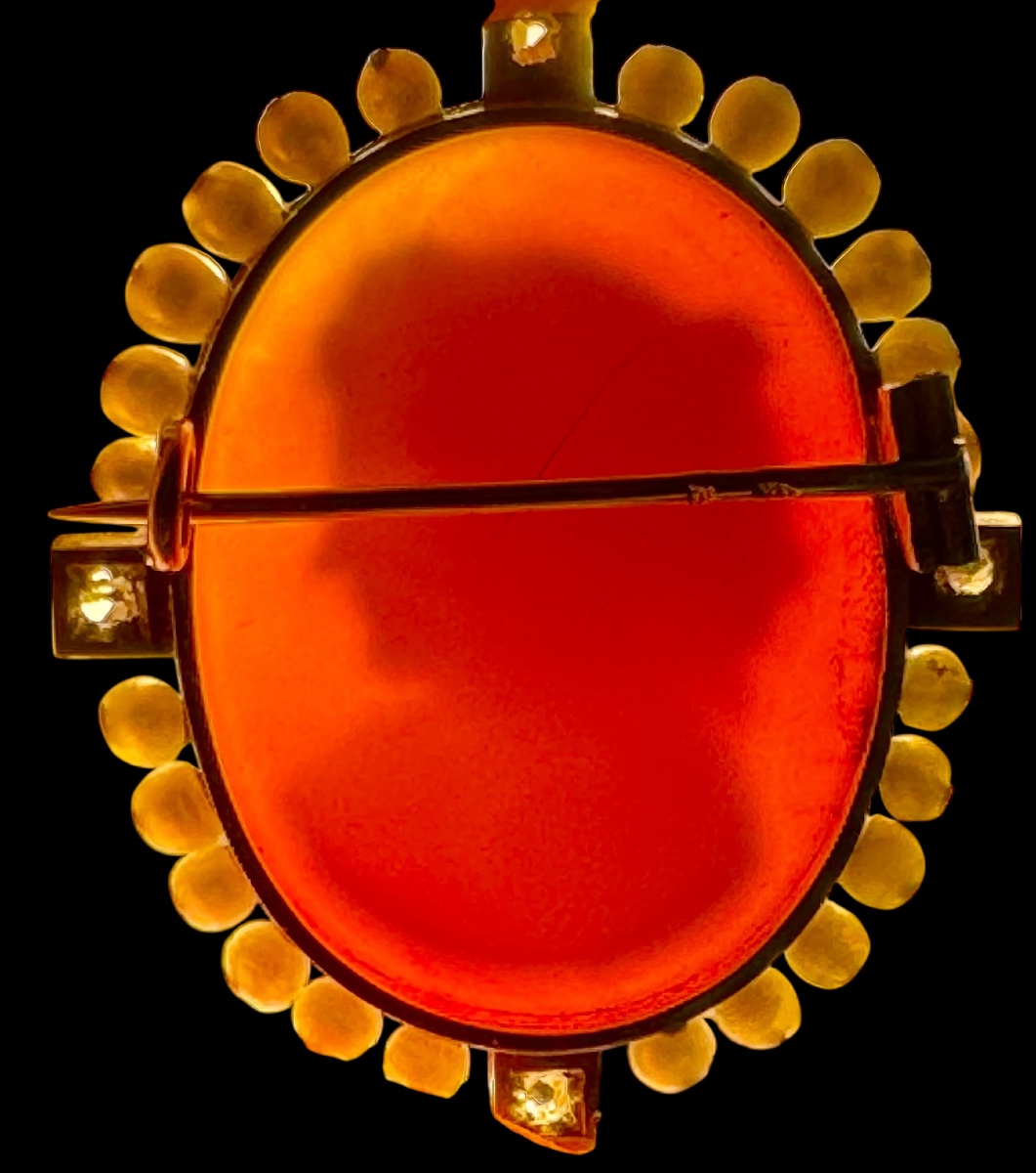 Broche Camé en Agathe -photo-3