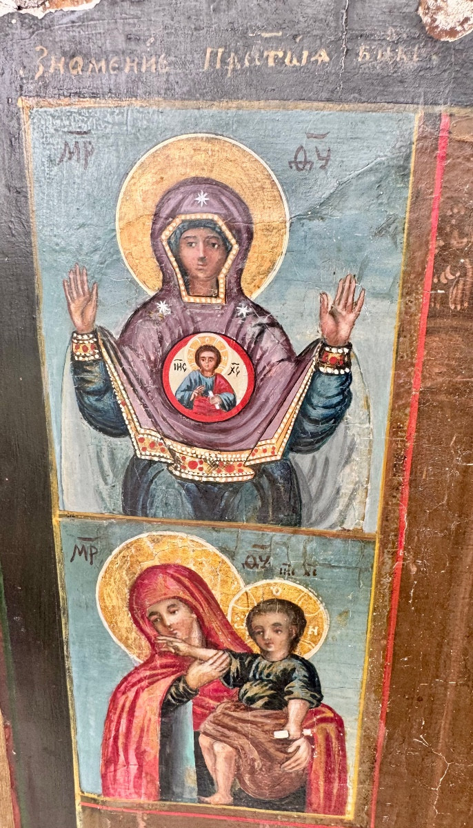 Monumental Russian Icon Of Saint Demetrius Of Rostov-photo-4