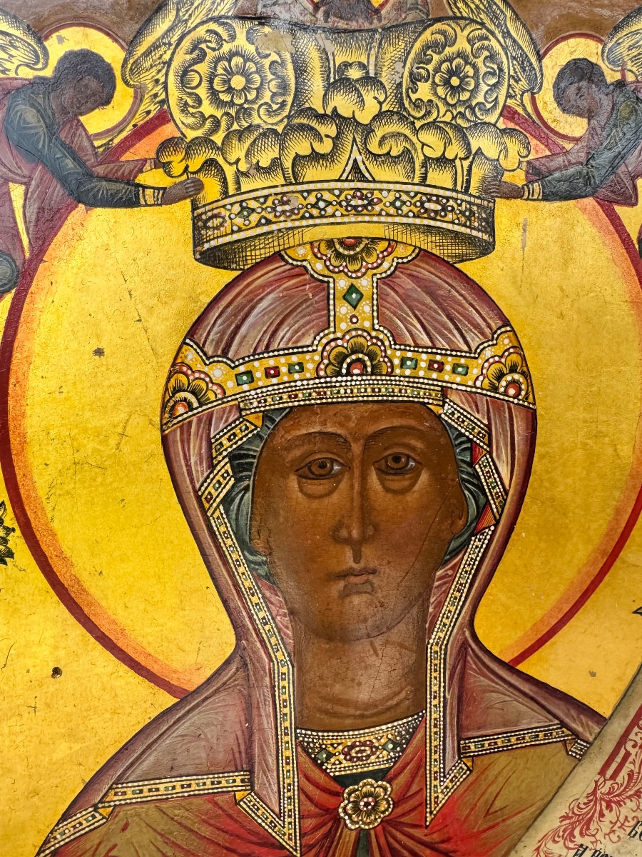 Double Processional Icon Of Saint Paraskewa And Her Mandylion-photo-3