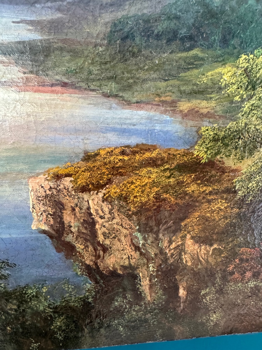 View Of A Ruined Castle In A Scottish Landscape. Mcneil Robert Mcleay (scottish, 1802–1878)-photo-2