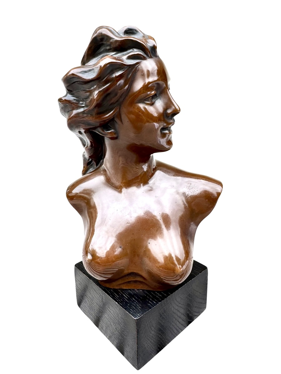 Bronze Bust Of A Young Woman -photo-1