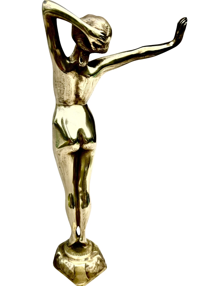 Sculpture en bronze ‘Réveil’ par Paul Philippe -photo-4