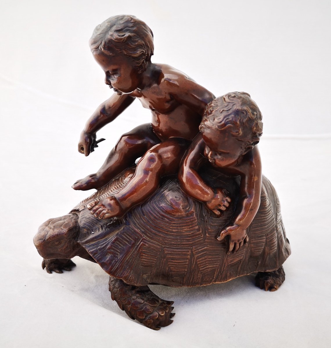 Barrias- Tortue En Bronze