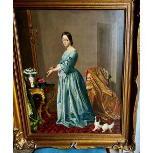 Elegante Dans Son Boudoir