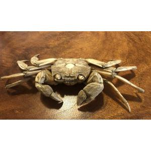 Crabe Japonais En Ivoire 