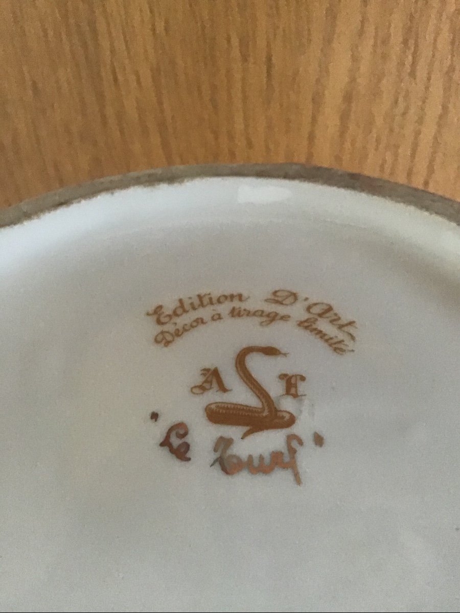 Large Ceramic Manufacture La Couleuvre 1940-photo-3