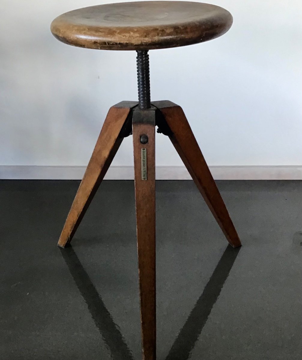 Bahaus German Industrial Stool -photo-2