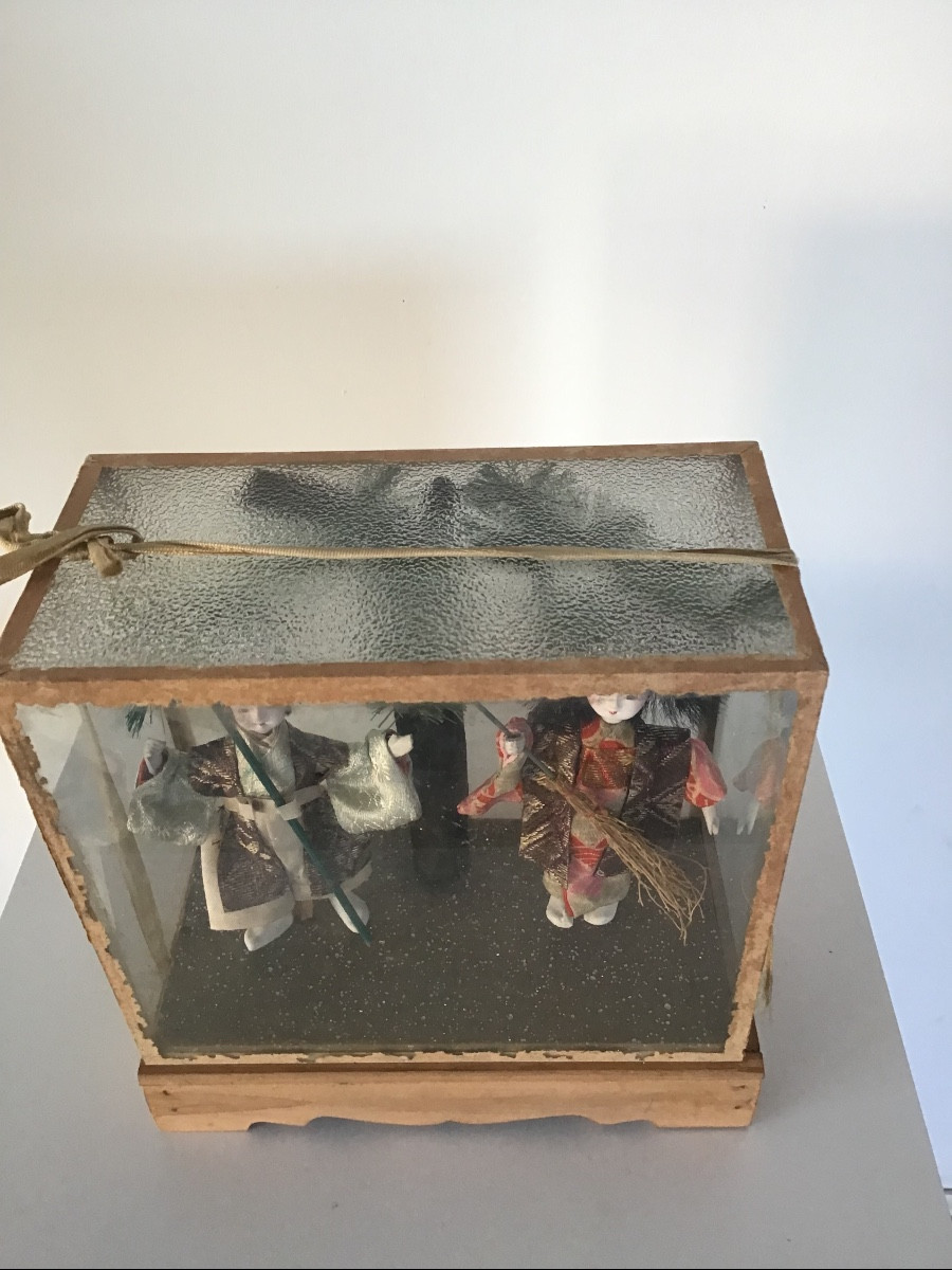 Diorama De Poupées Japonaises 1930/40-photo-4