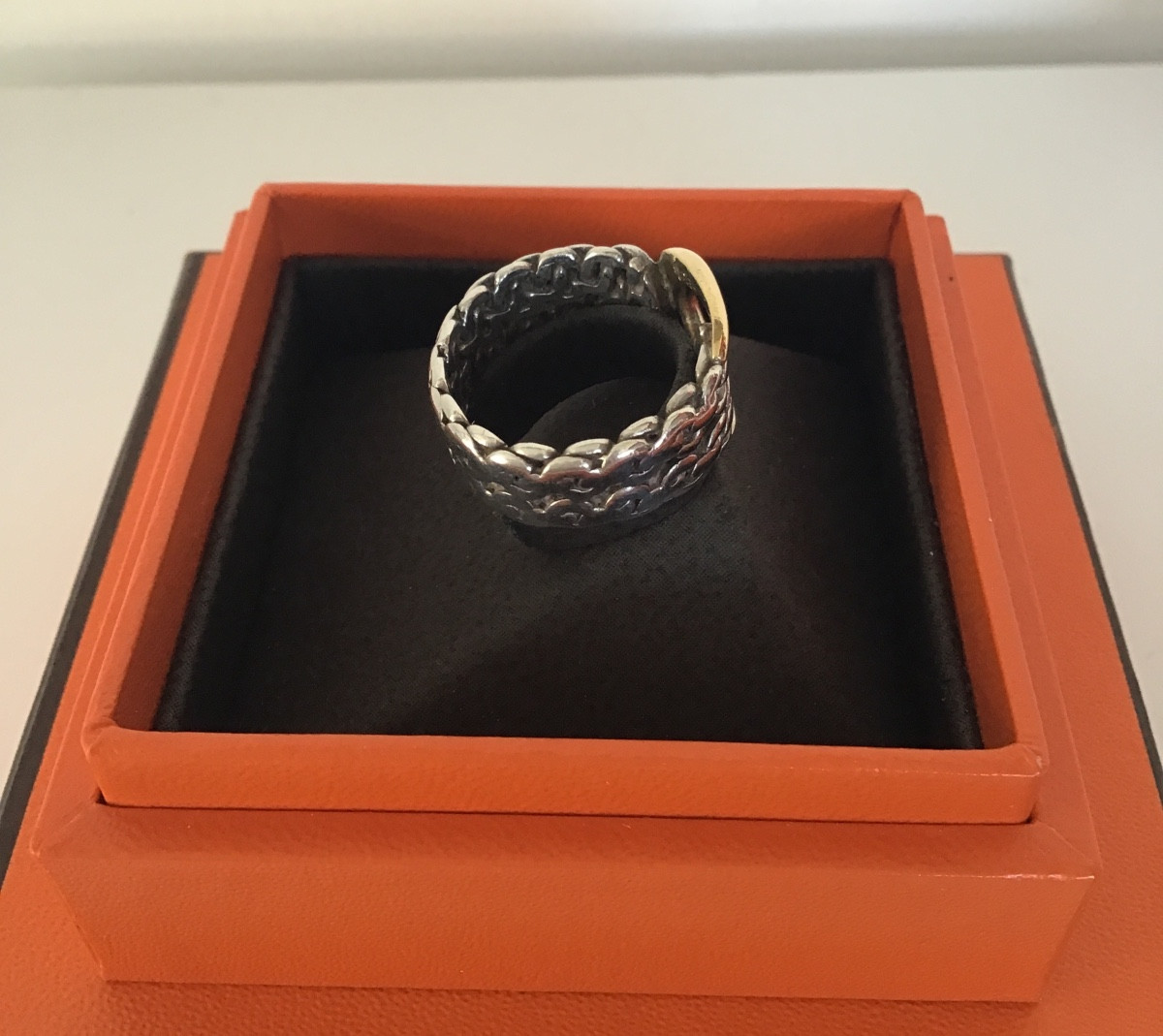 Bague vintage HERMÈS 1960/70-photo-2
