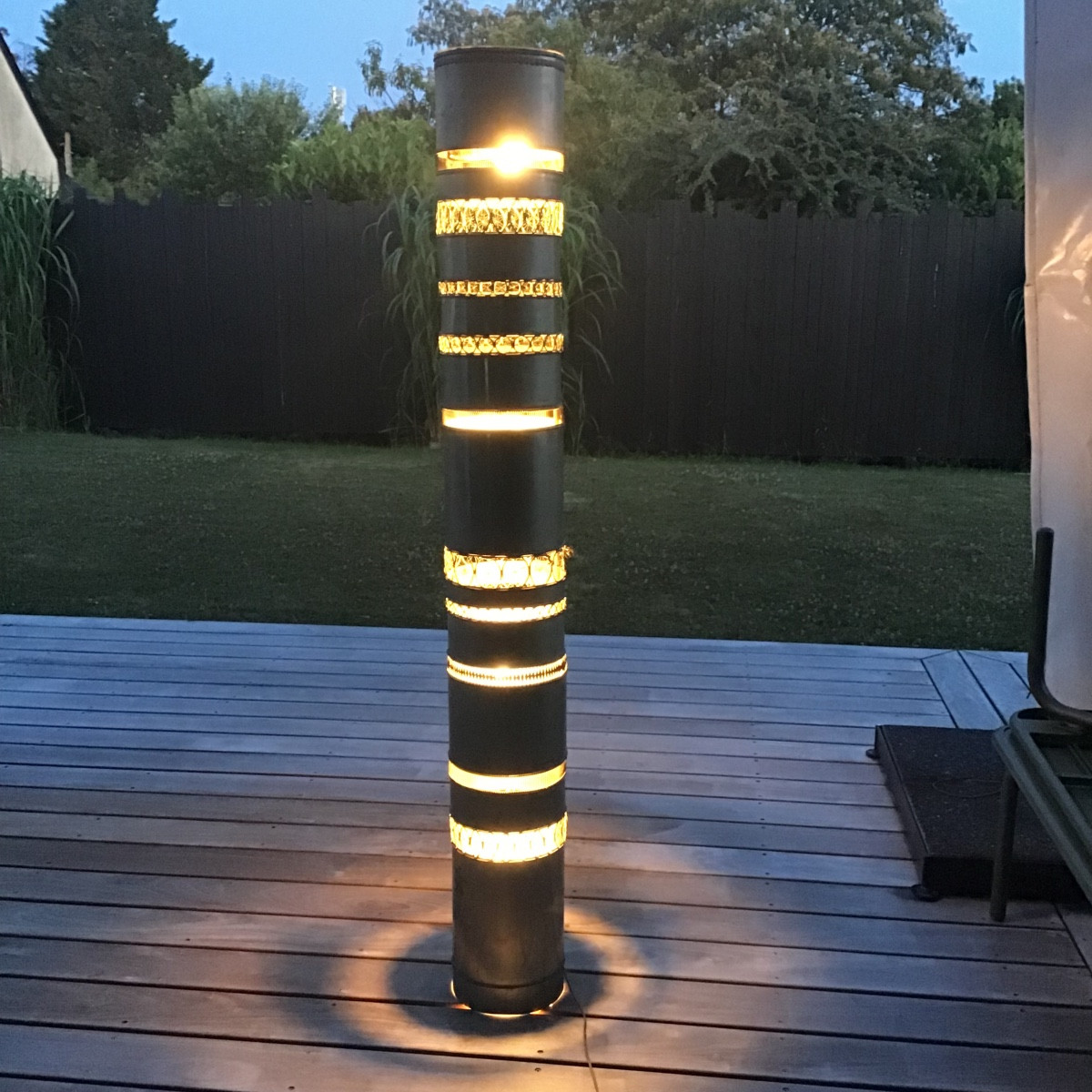 Floor Lamp - Sculpture By Jacque d'Aubres 1970