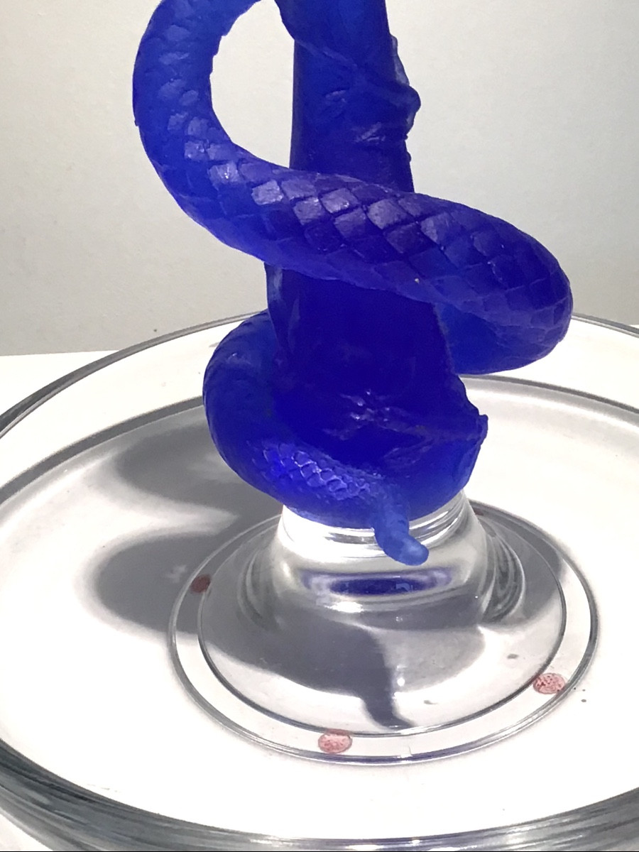 Sculpture en forme de caducée Daum-photo-1