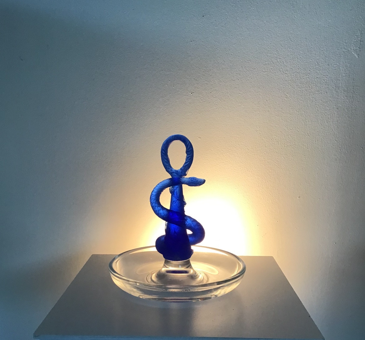 Sculpture en forme de caducée Daum-photo-3