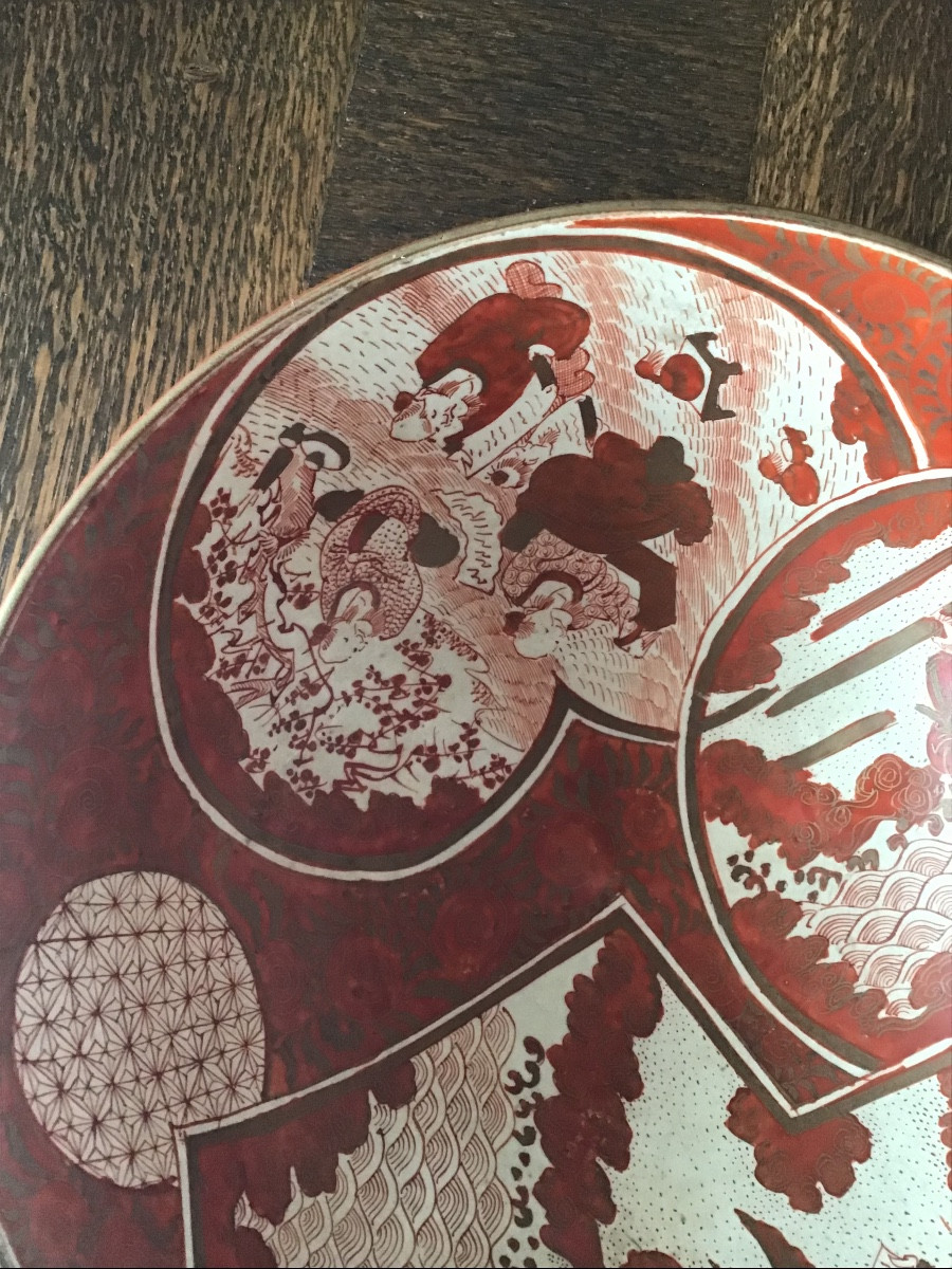 Bol en porcelaine Kutani Japon époque Meiji (1868-1912)-photo-3