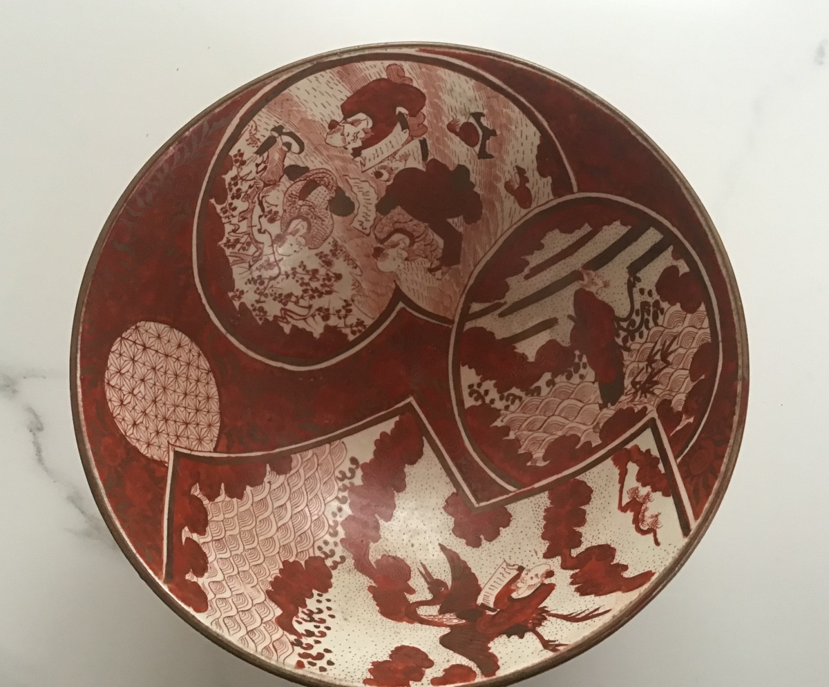 Bol en porcelaine Kutani Japon époque Meiji (1868-1912)