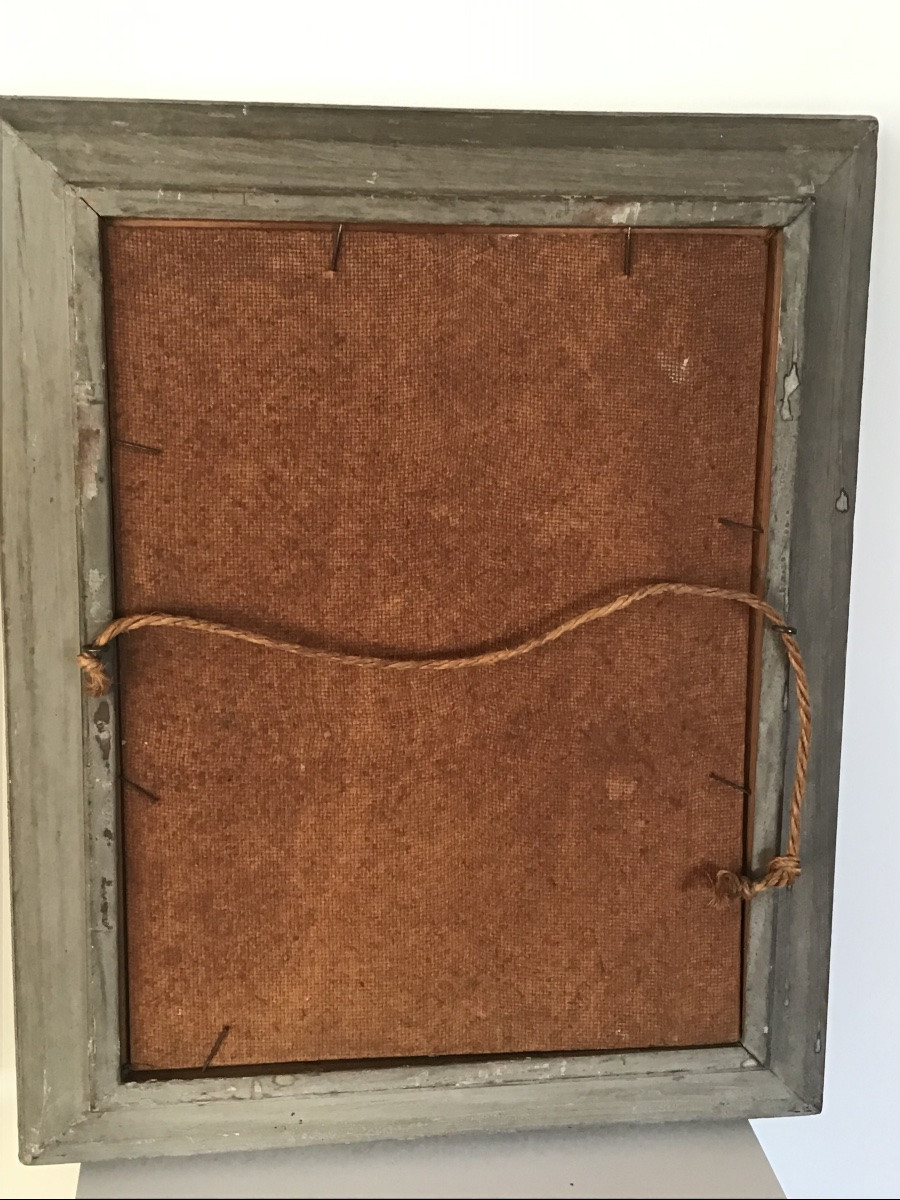 Peinture sur isorel Montmartre signée et datée 1954-photo-1