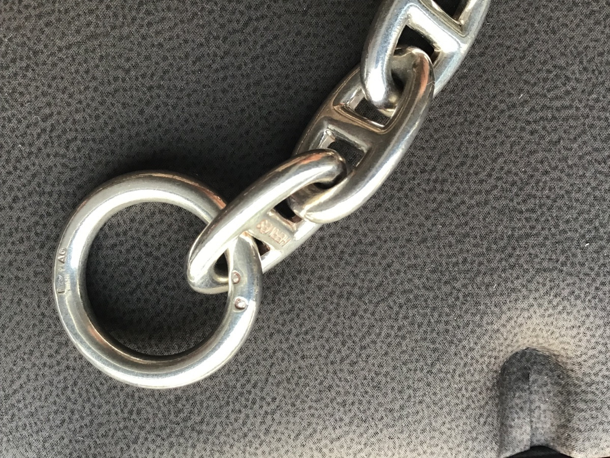 Hermès Anchor Chain Necklace 135g-photo-3