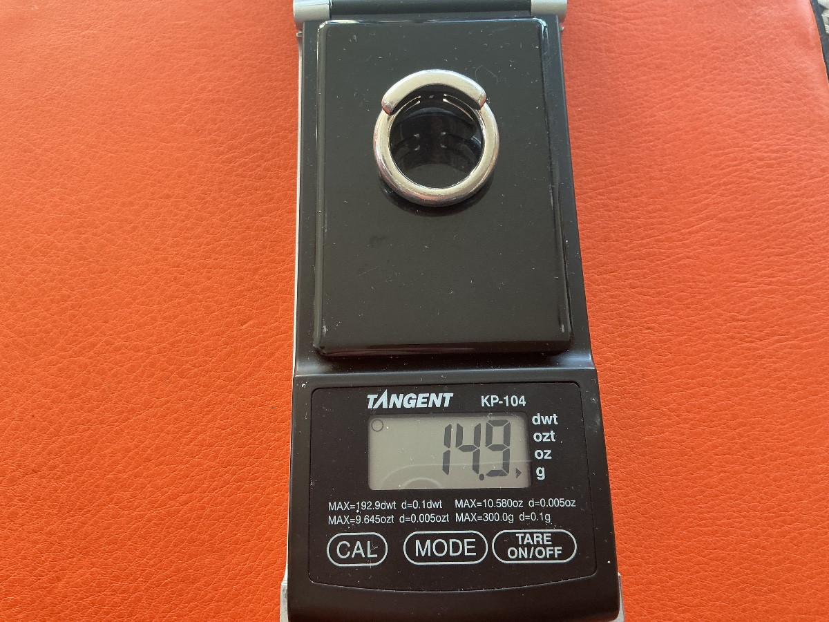 Bague HERMES vintage en argent-photo-1